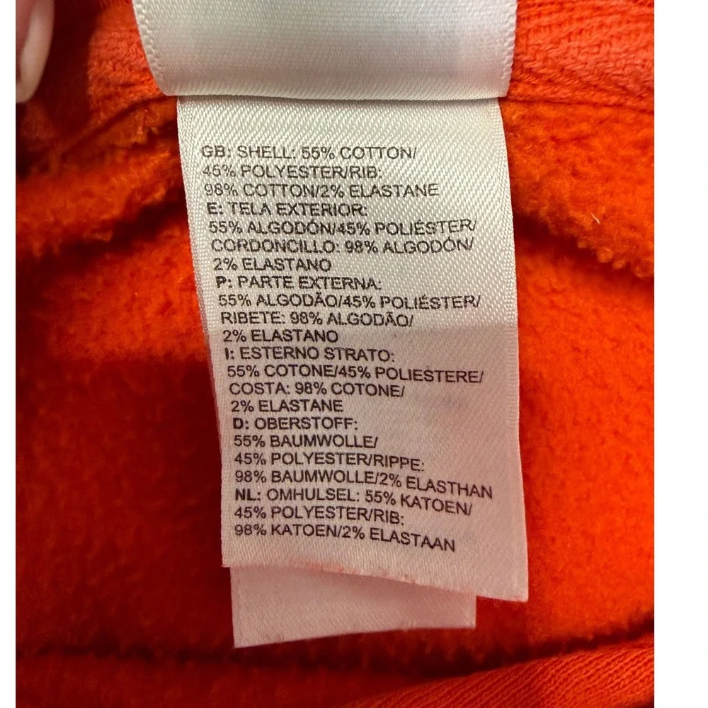 The North Face Berkeley Hoodie Men's L Pumpkin Orange Heritage Logo Gorpcore